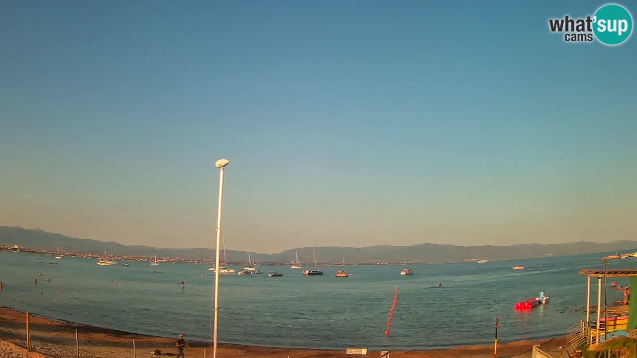 Webcam Cagliari Windsurf Club – Liveblick vom Poetto Strand