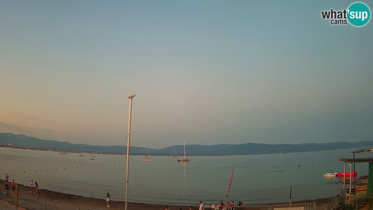 Webcam Cagliari Windsurf Club – Spiaggia del Poetto in diretta