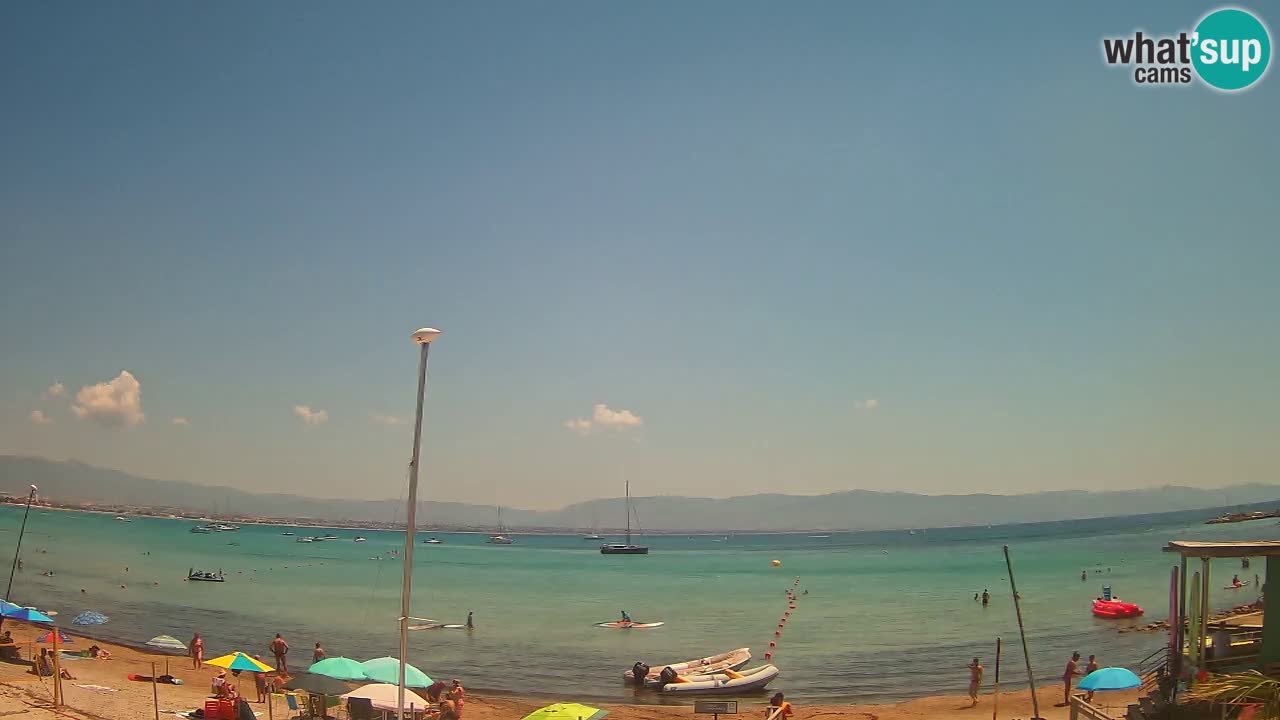 Webcam Cagliari Windsurf Club – Liveblick vom Poetto Strand