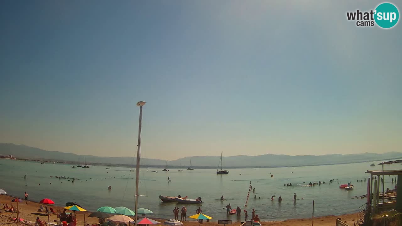 Webcam Cagliari Windsurf Club – Liveblick vom Poetto Strand