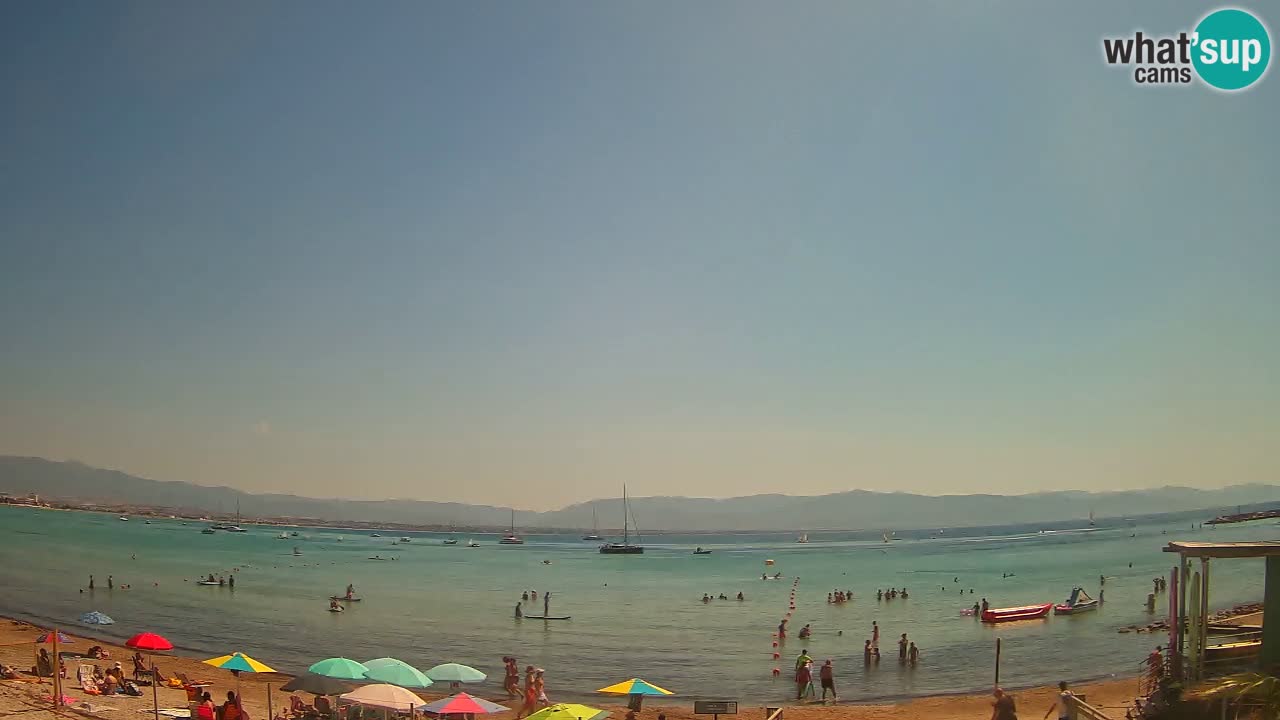 Webcam Cagliari Windsurf Club – Spiaggia del Poetto in diretta