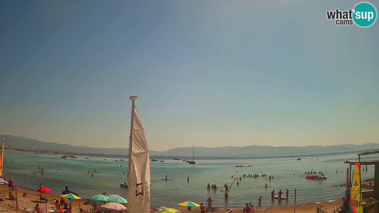 Webcam Cagliari Windsurf Club – Liveblick vom Poetto Strand