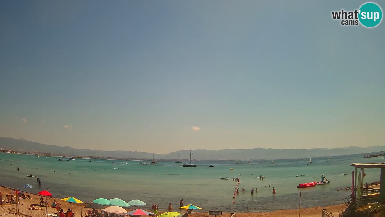 Webcam Cagliari Windsurf Club – Spiaggia del Poetto in diretta
