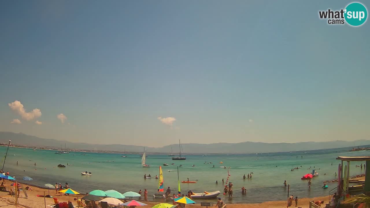 Webcam Cagliari Windsurf Club – Liveblick vom Poetto Strand