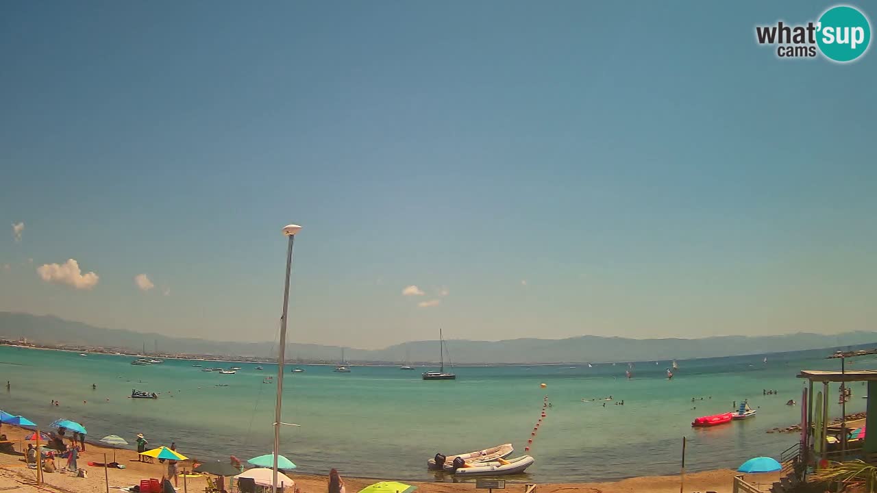 Webcam Cagliari Windsurf Club – Liveblick vom Poetto Strand