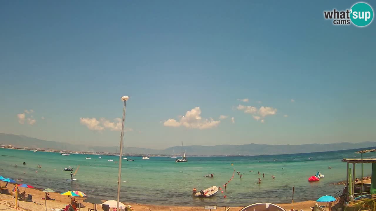 Webcam Cagliari Windsurf Club – Spiaggia del Poetto in diretta