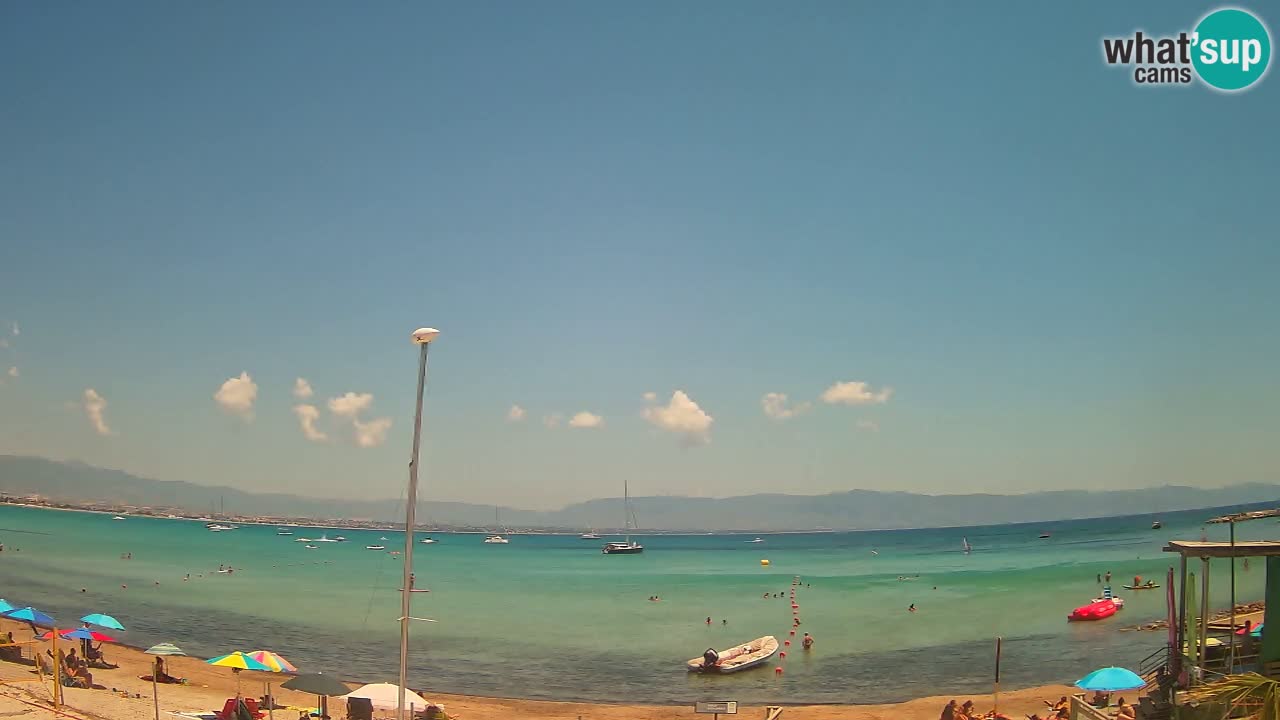 Webcam Cagliari Windsurf Club – Spiaggia del Poetto in diretta