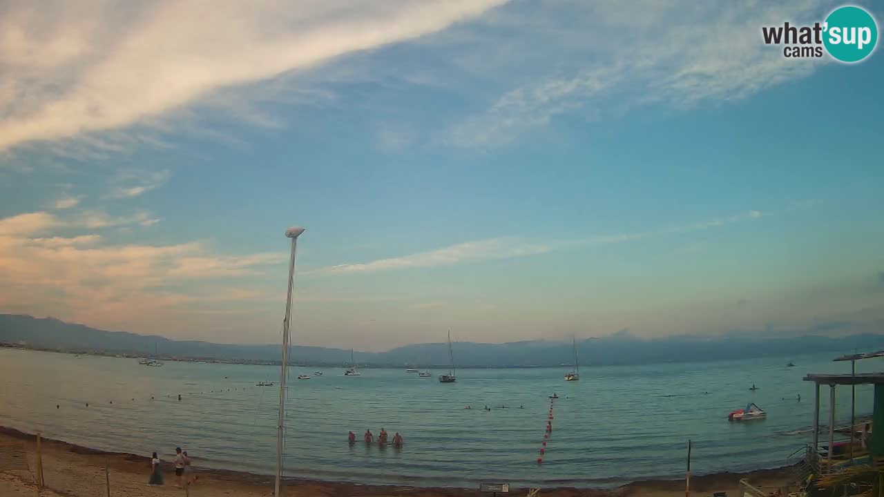 Webcam Cagliari Windsurf Club – Plage du Poetto en direct