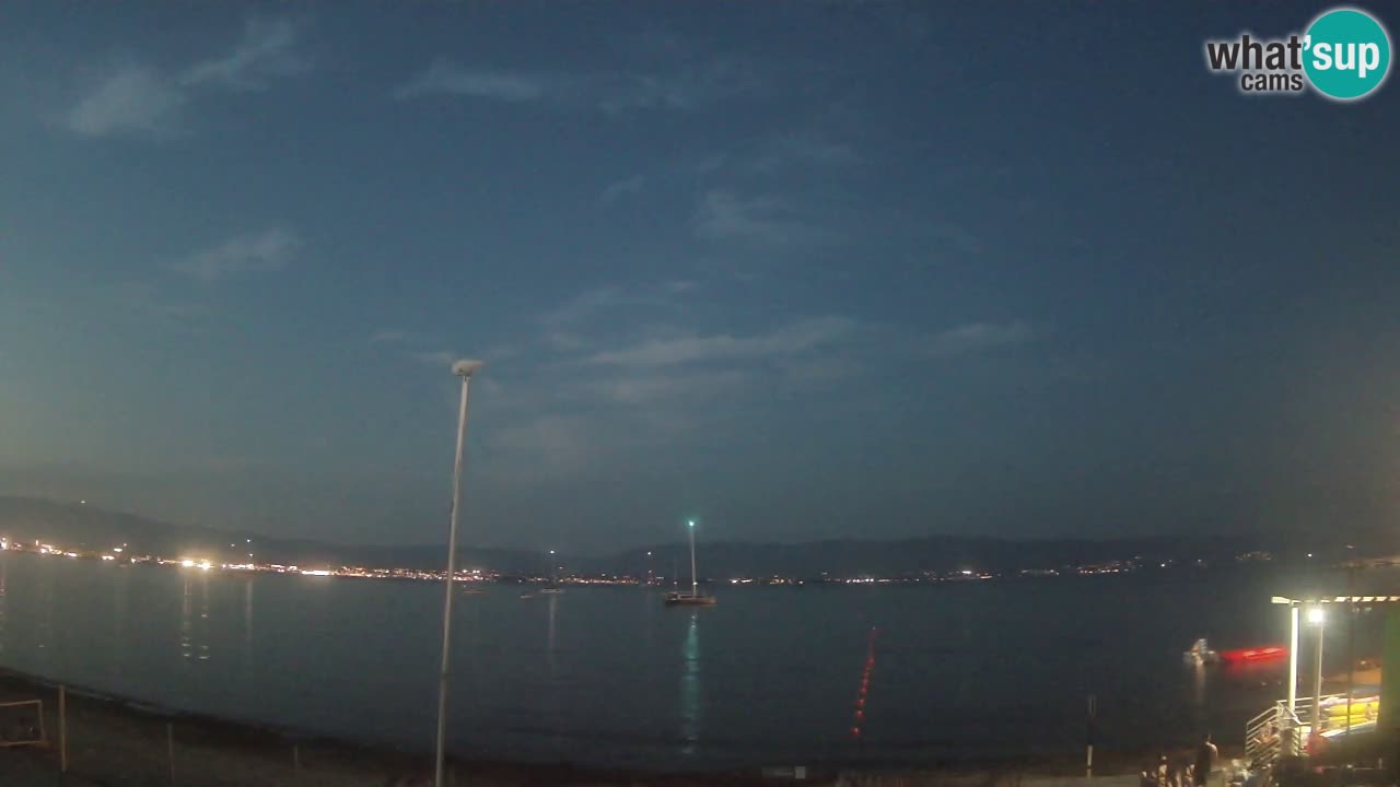 Spletna kamera Cagliari Windsurf Club – Pogled v živo s plaže Poetto