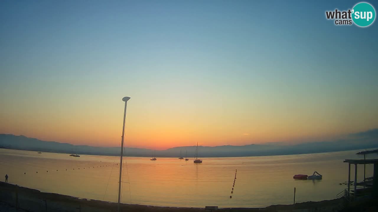 Webcam Cagliari Windsurf Club – Playa del Poetto en directo