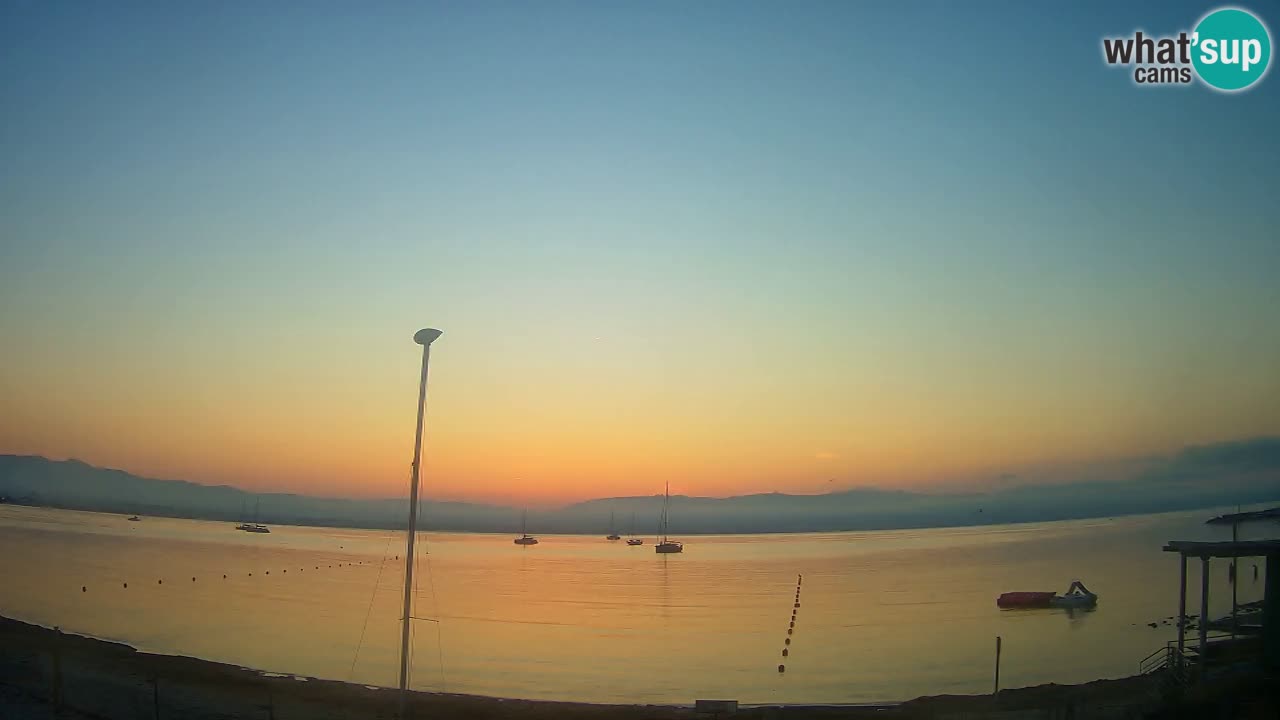 Web kamera Cagliari Windsurf Club – Poetto plaža uživo