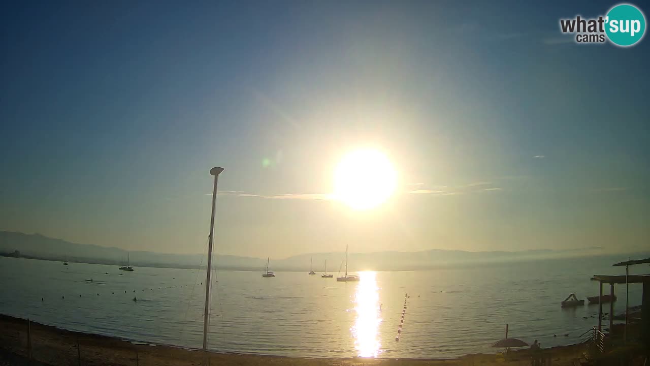 Webcam Cagliari Windsurf Club – Spiaggia del Poetto in diretta