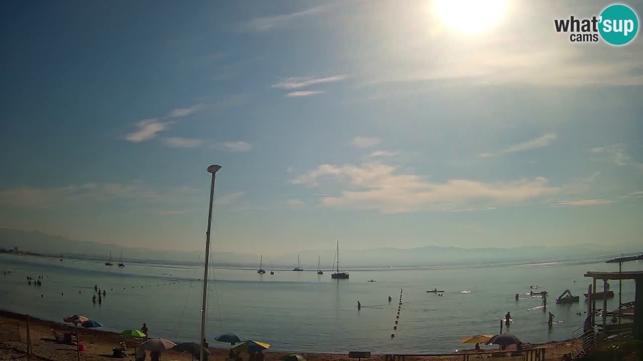 Webcam Cagliari Windsurf Club – Spiaggia del Poetto in diretta