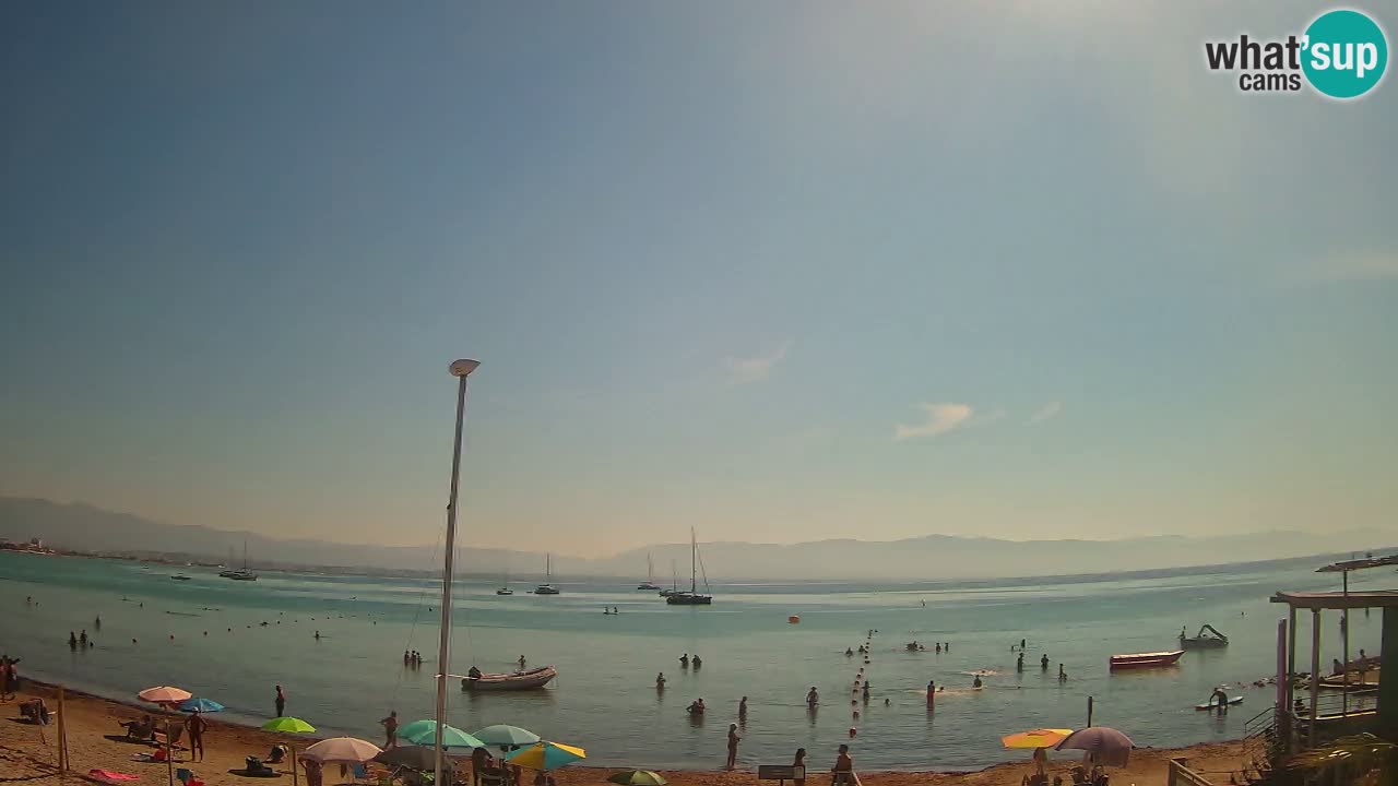 Webcam Cagliari Windsurf Club – Spiaggia del Poetto in diretta