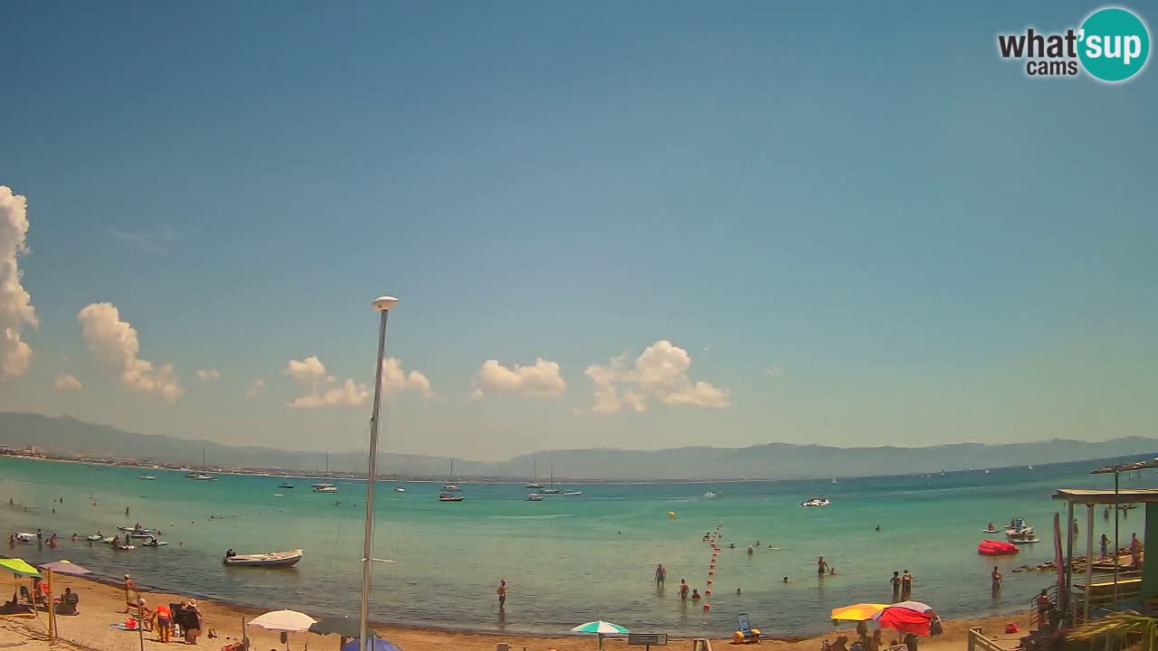 Webcam Cagliari Windsurf Club – Liveblick vom Poetto Strand