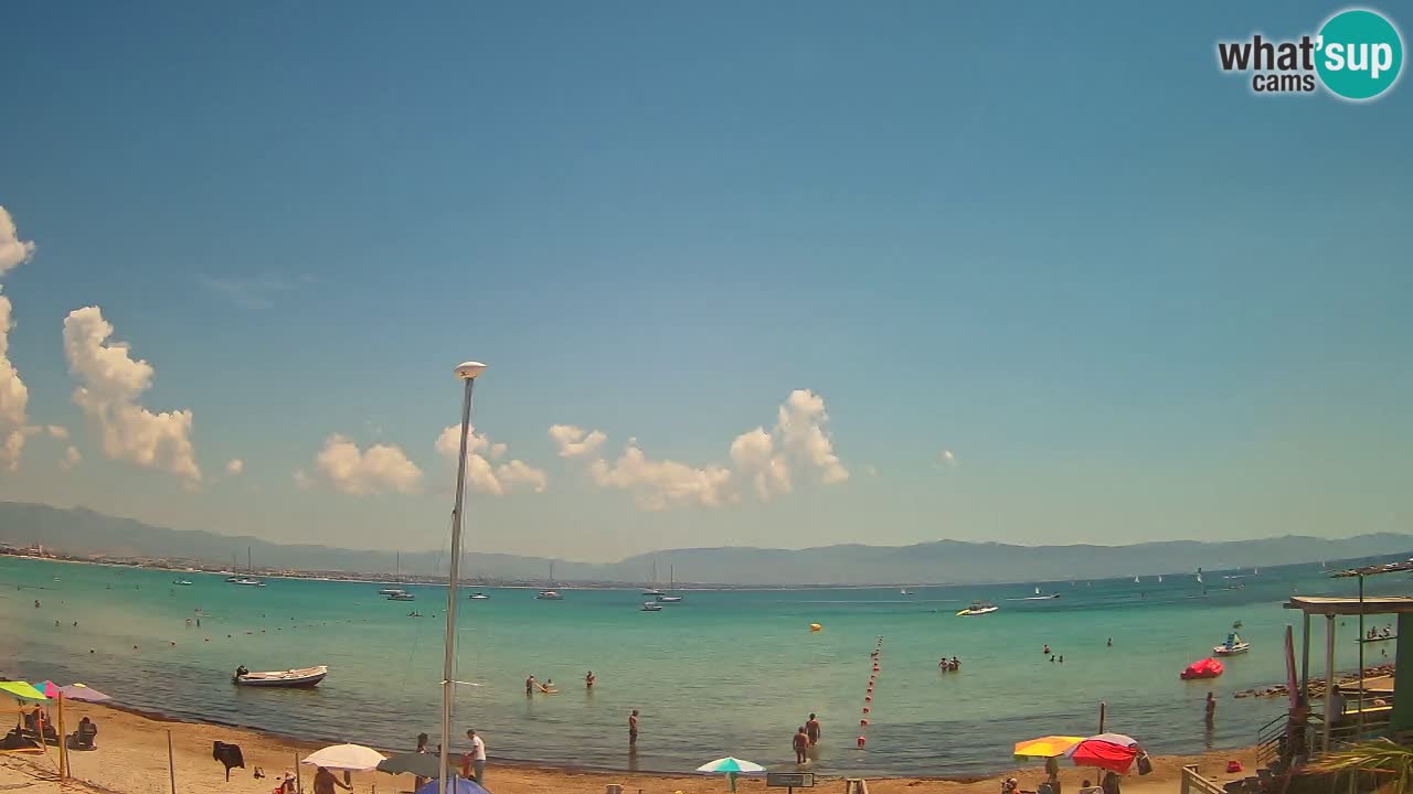 Webcam Cagliari Windsurf Club – Plage du Poetto en direct