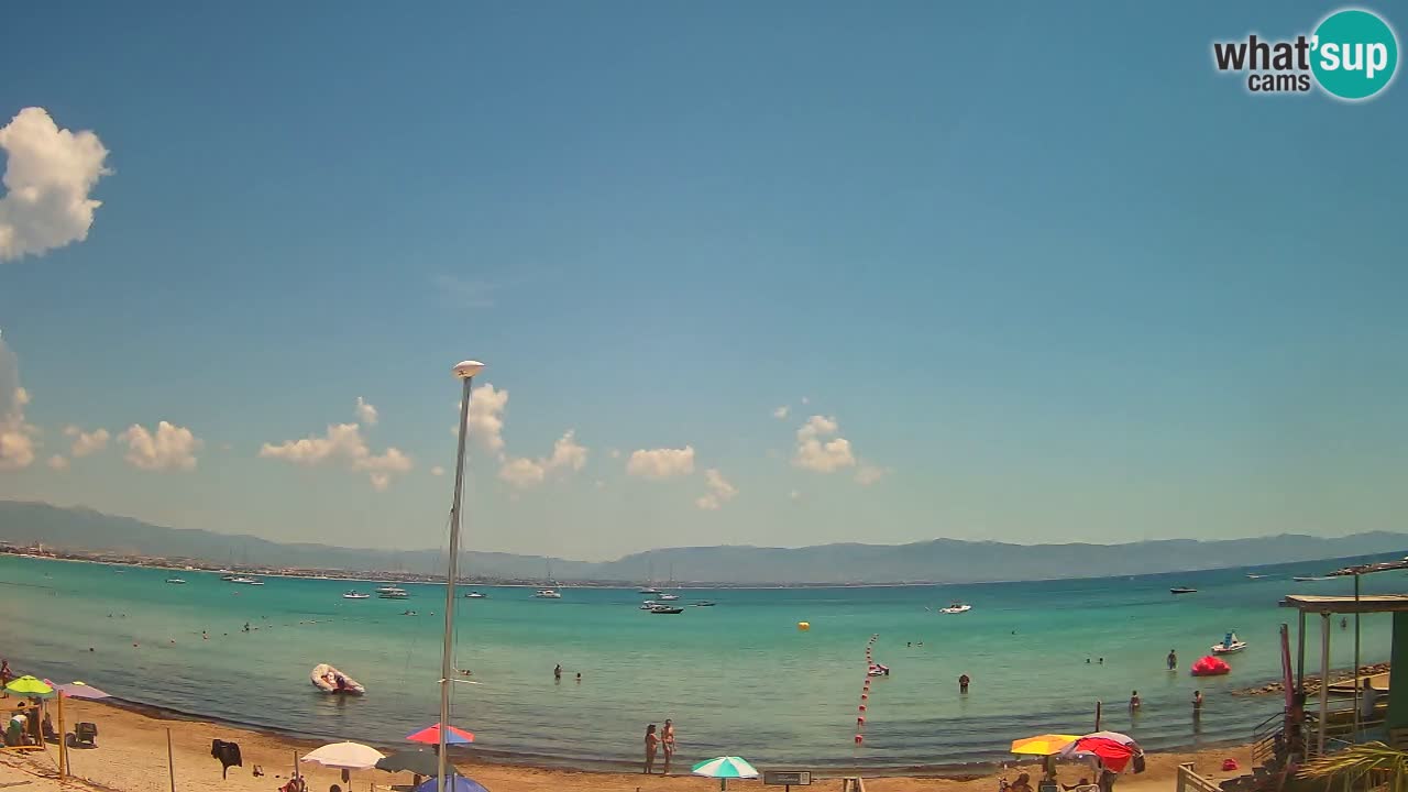 Webcam Cagliari Windsurf Club – Plage du Poetto en direct