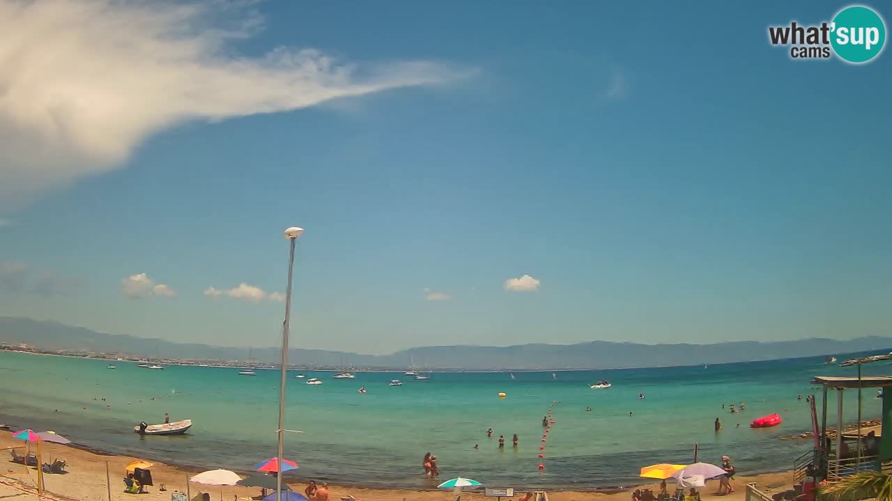 Webcam Cagliari Windsurf Club – Liveblick vom Poetto Strand