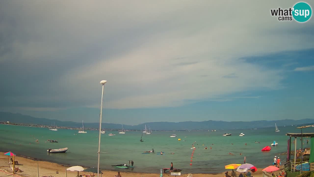 Webcam Cagliari Windsurf Club – Liveblick vom Poetto Strand