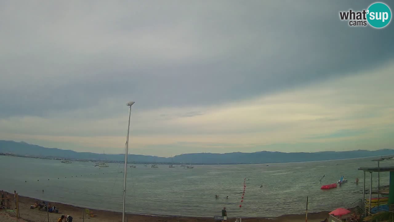Webcam Cagliari Windsurf Club – Spiaggia del Poetto in diretta