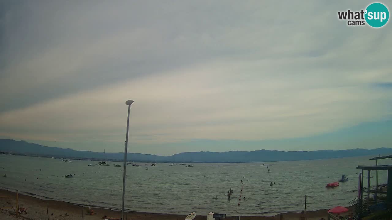 Webcam Cagliari Windsurf Club – Spiaggia del Poetto in diretta