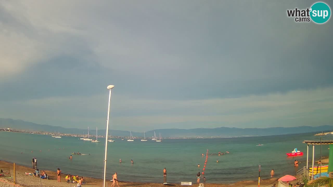 Webcam Cagliari Windsurf Club – Spiaggia del Poetto in diretta