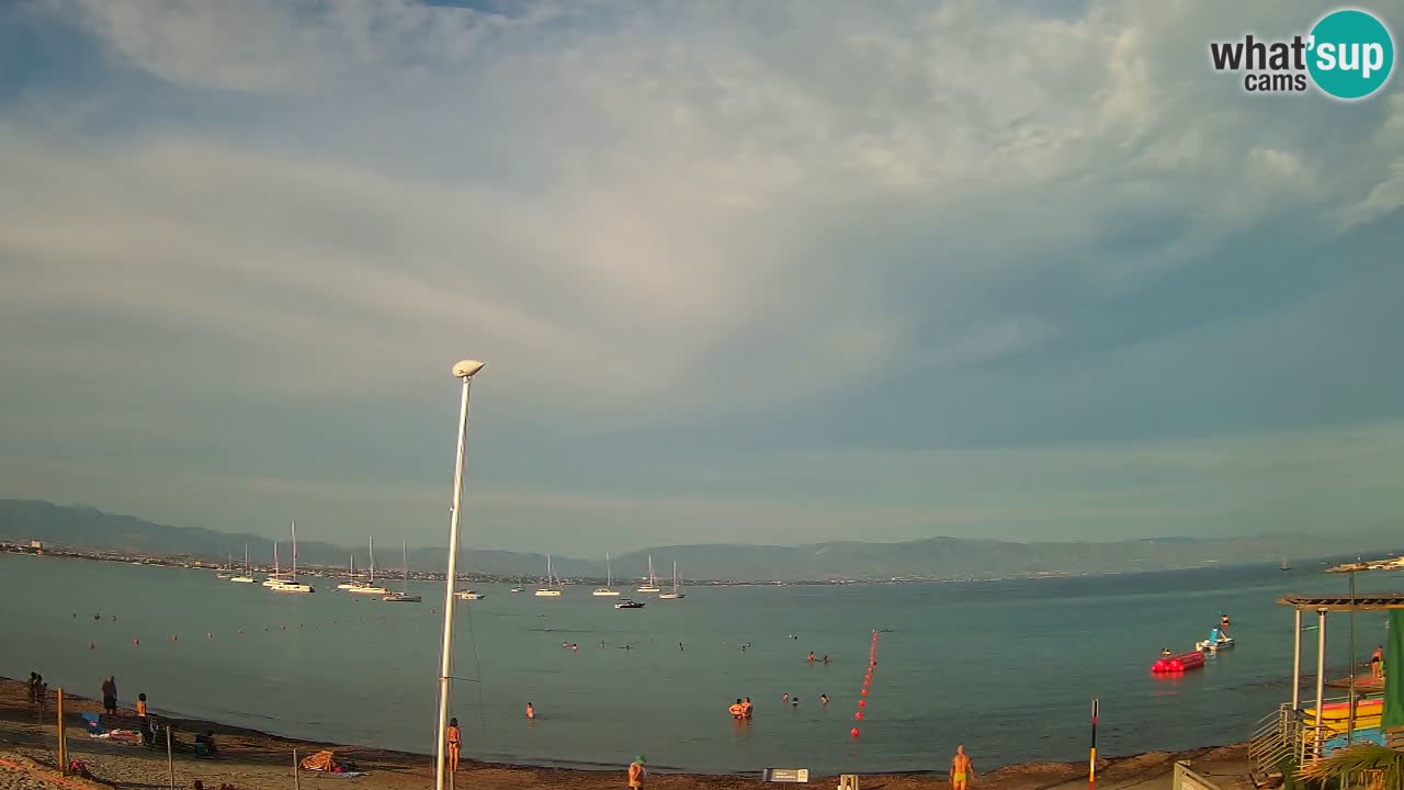 Webcam Cagliari Windsurf Club – Spiaggia del Poetto in diretta