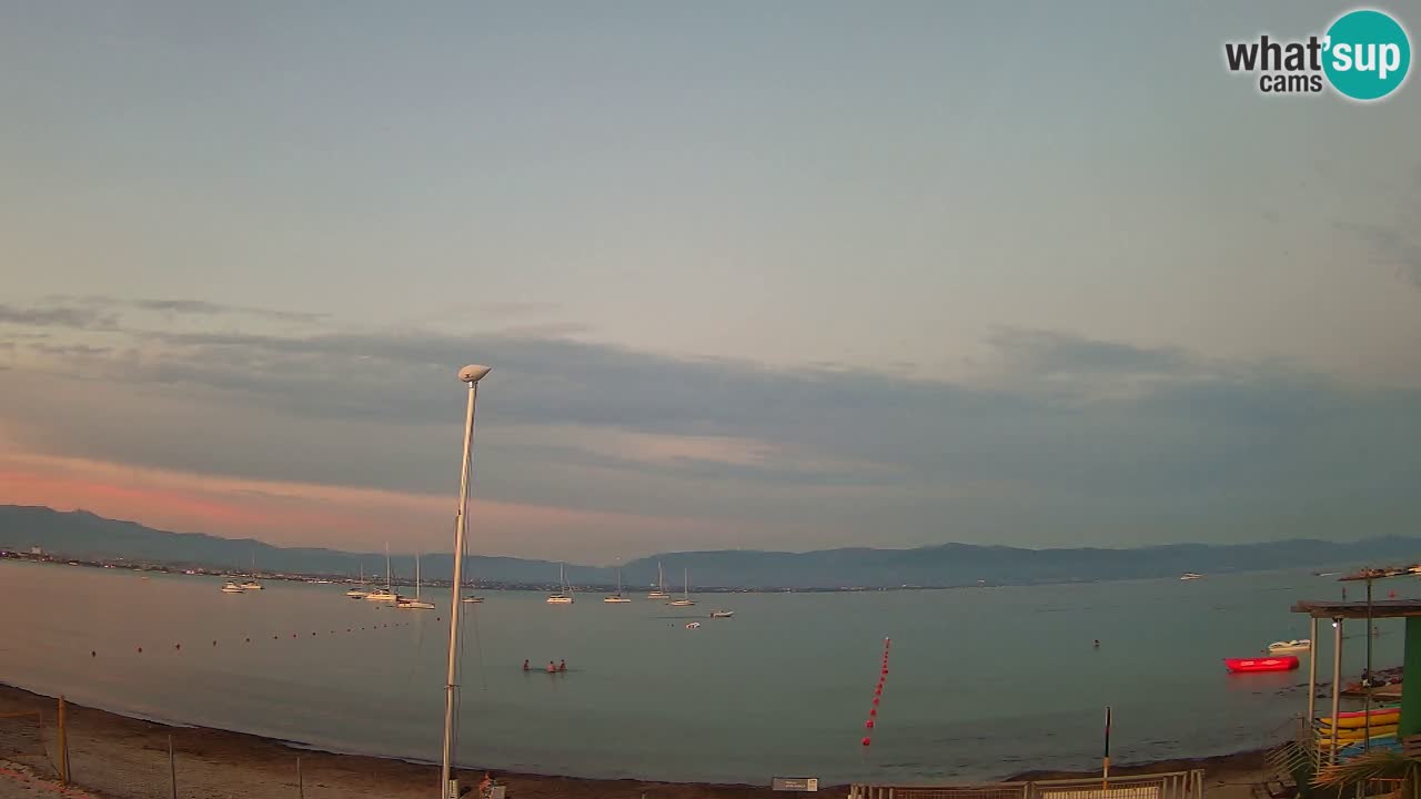 Webcam Cagliari Windsurf Club – Liveblick vom Poetto Strand