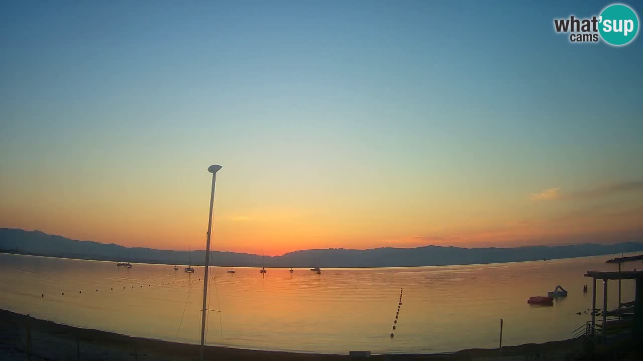 Webcam Cagliari Windsurf Club – Playa del Poetto en directo