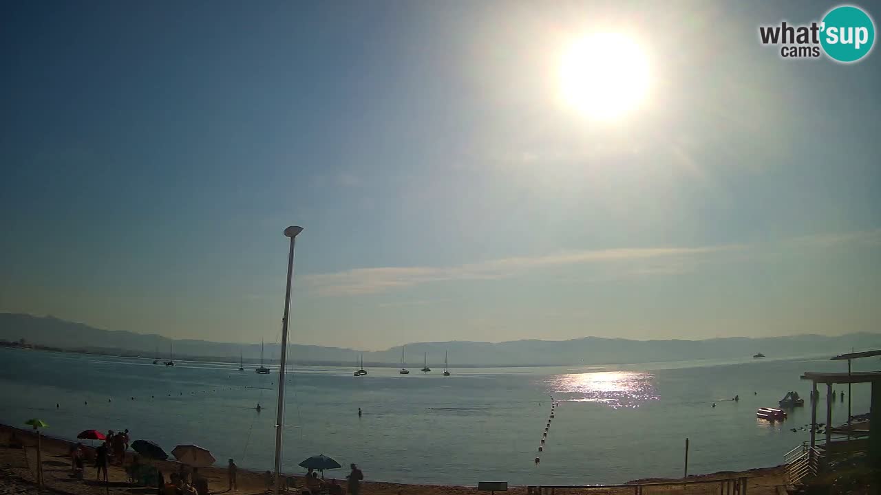 Webcam Cagliari Windsurf Club – Plage du Poetto en direct