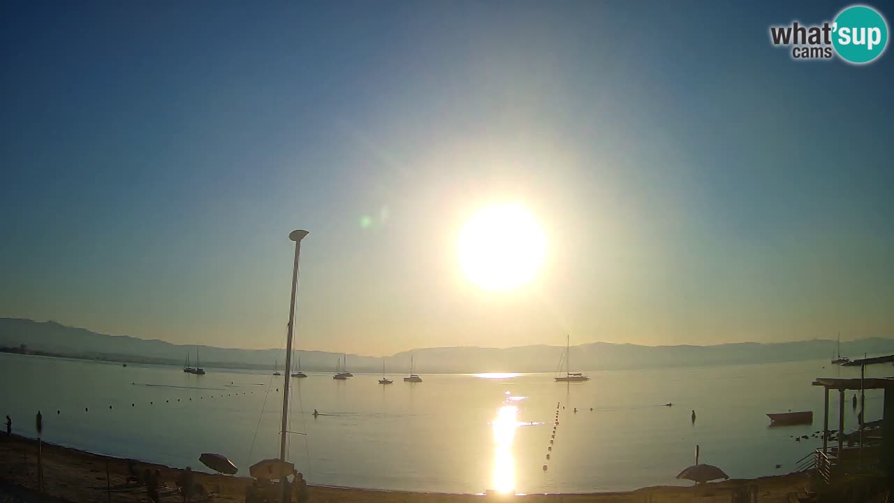 Webcam Cagliari Windsurf Club – Playa del Poetto en directo