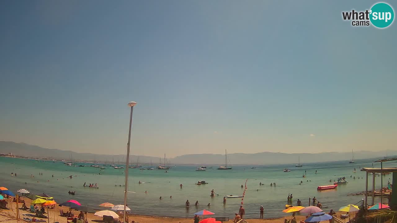 Webcam Cagliari Windsurf Club – Liveblick vom Poetto Strand