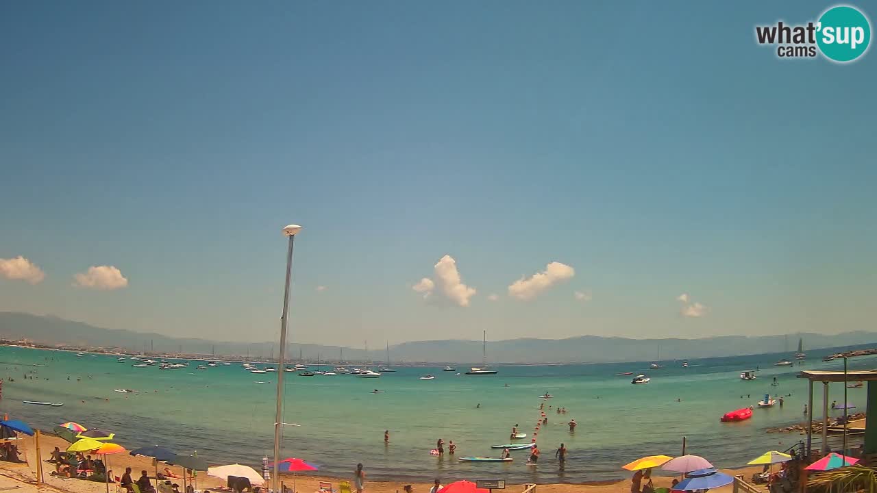 Webcam Cagliari Windsurf Club – Liveblick vom Poetto Strand