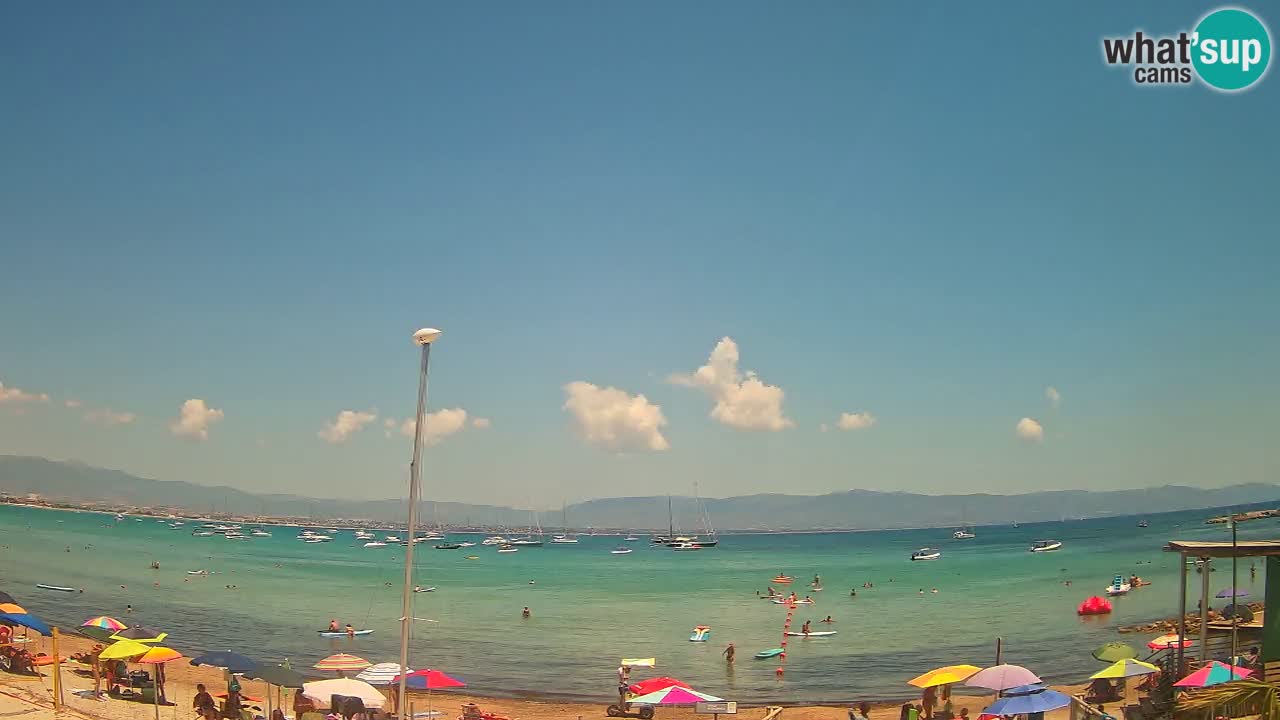 Webcam Cagliari Windsurf Club – Spiaggia del Poetto in diretta