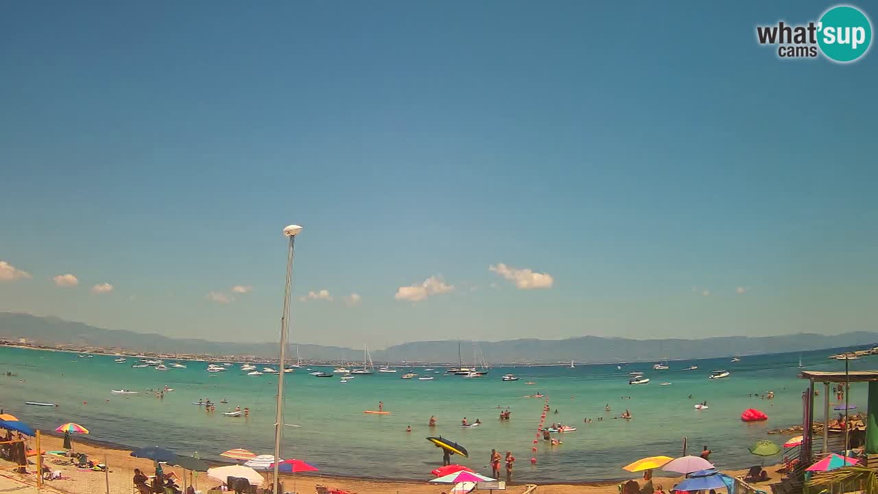 Webcam Cagliari Windsurf Club – Spiaggia del Poetto in diretta