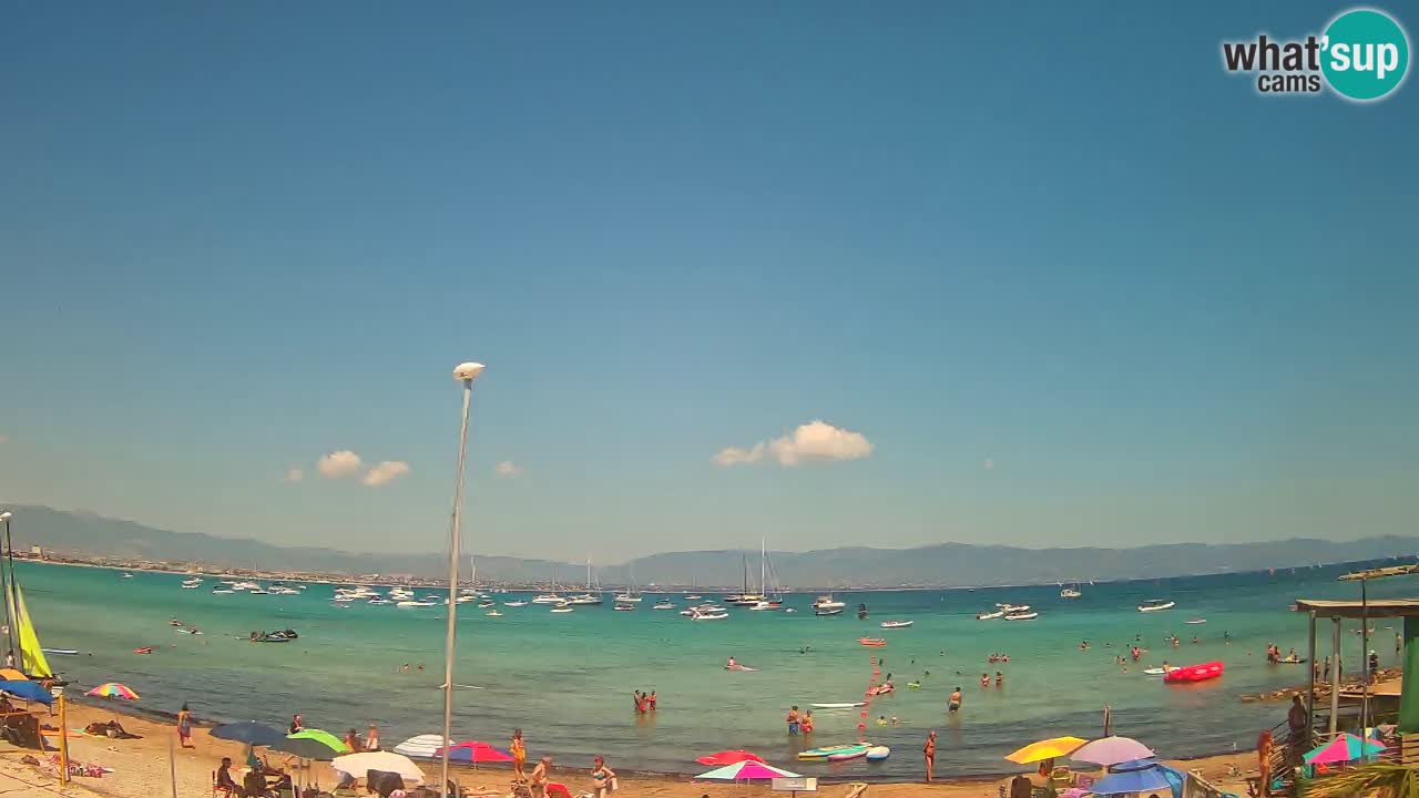 Webcam Cagliari Windsurf Club – Liveblick vom Poetto Strand