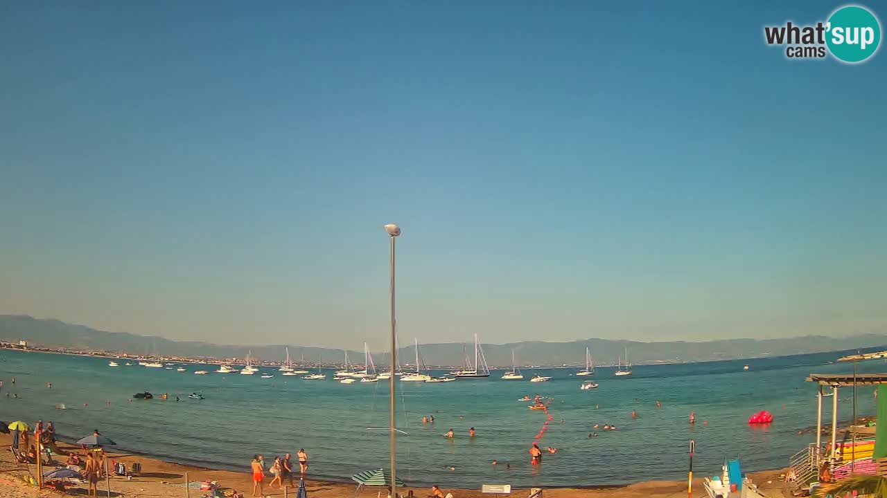 Webcam Cagliari Windsurf Club – Spiaggia del Poetto in diretta