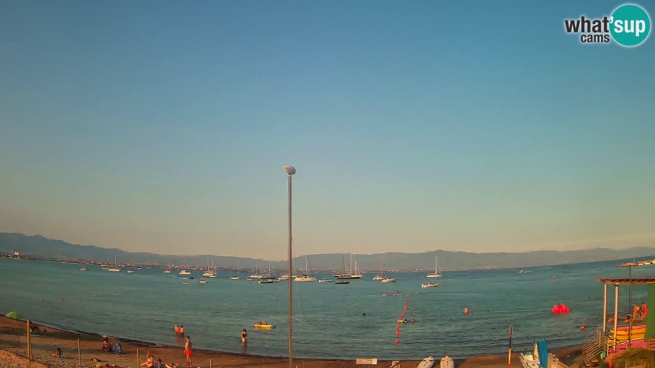 Webcam Cagliari Windsurf Club – Liveblick vom Poetto Strand