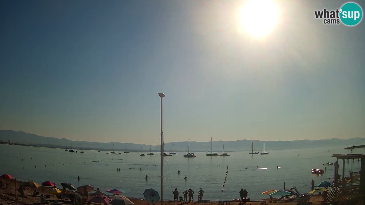 Webcam Cagliari Windsurf Club – Spiaggia del Poetto in diretta