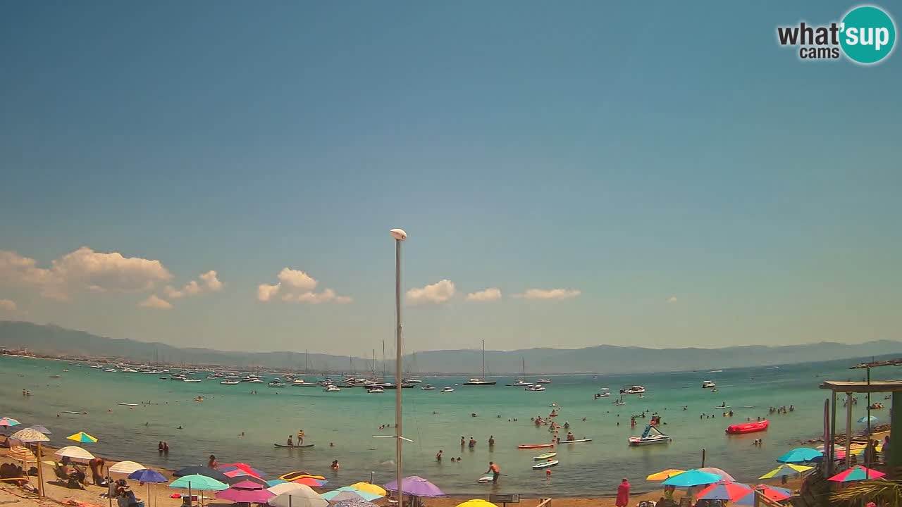 Webcam Cagliari Windsurf Club – Liveblick vom Poetto Strand
