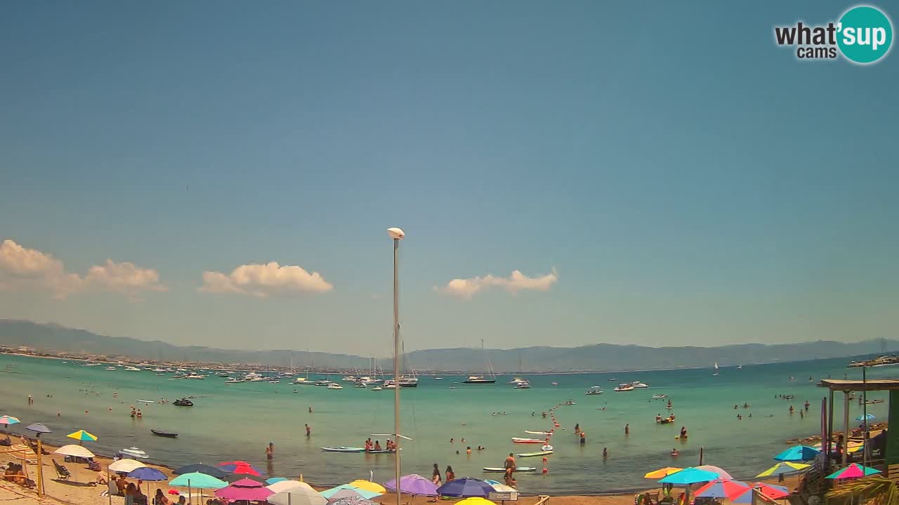 Webcam Cagliari Windsurf Club – Liveblick vom Poetto Strand