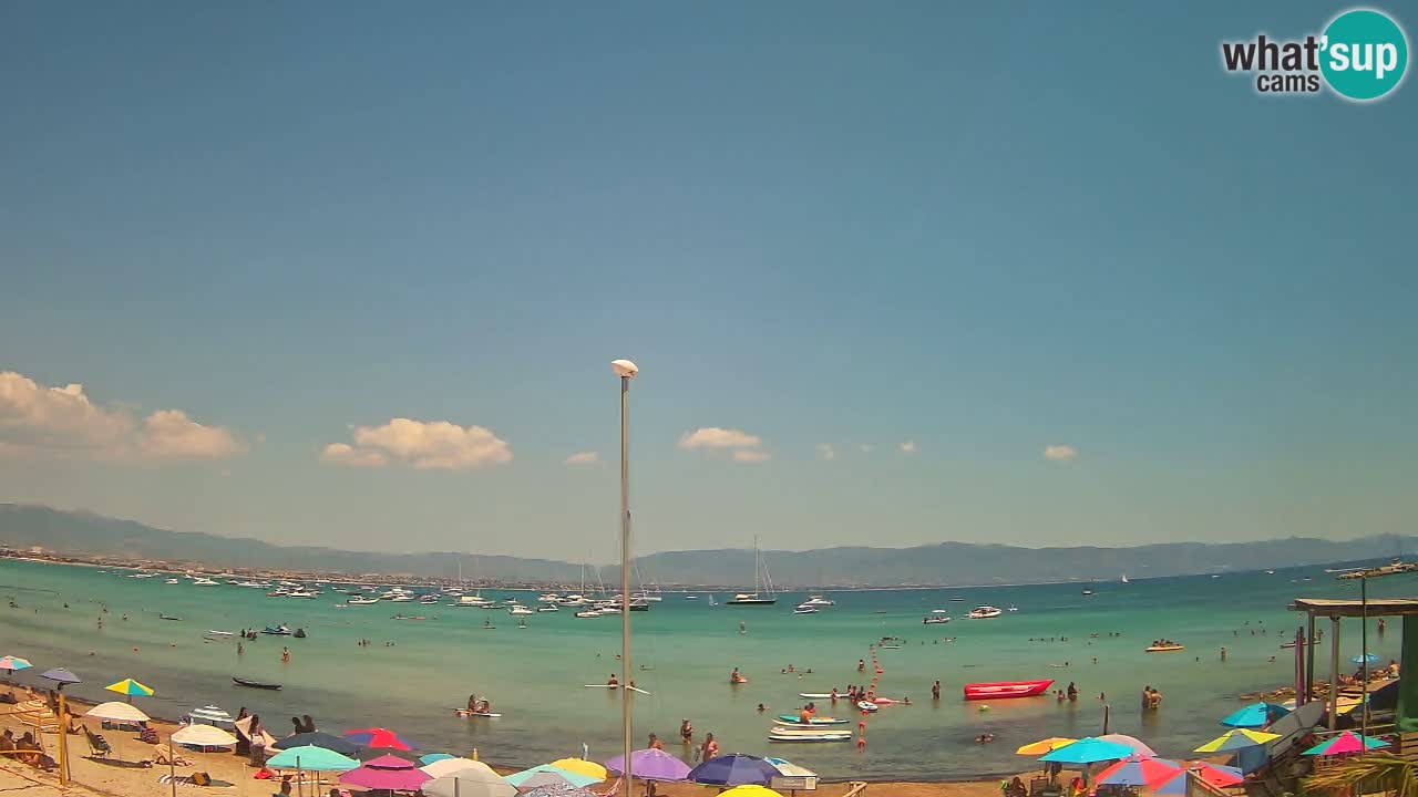 Webcam Cagliari Windsurf Club – Liveblick vom Poetto Strand