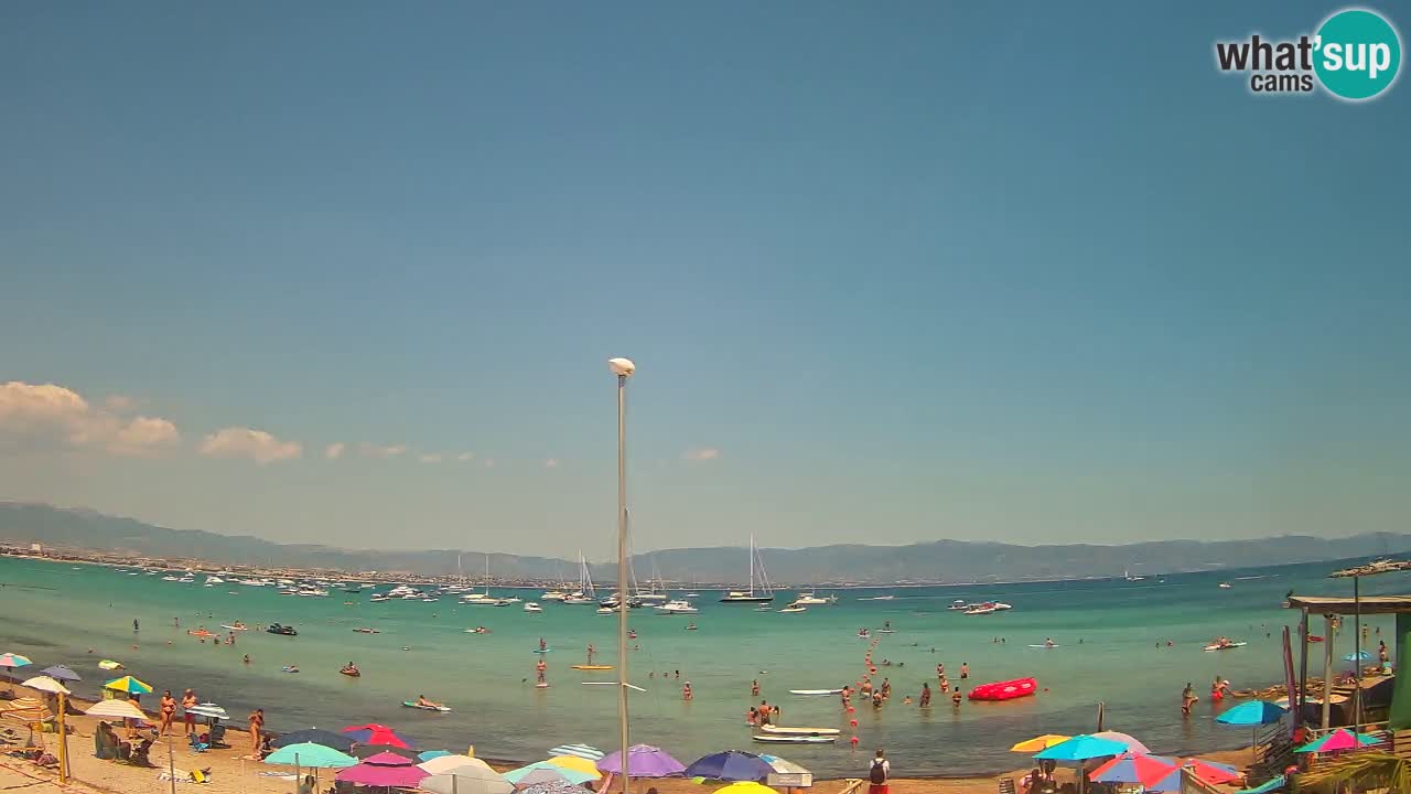 Webcam Cagliari Windsurf Club – Liveblick vom Poetto Strand