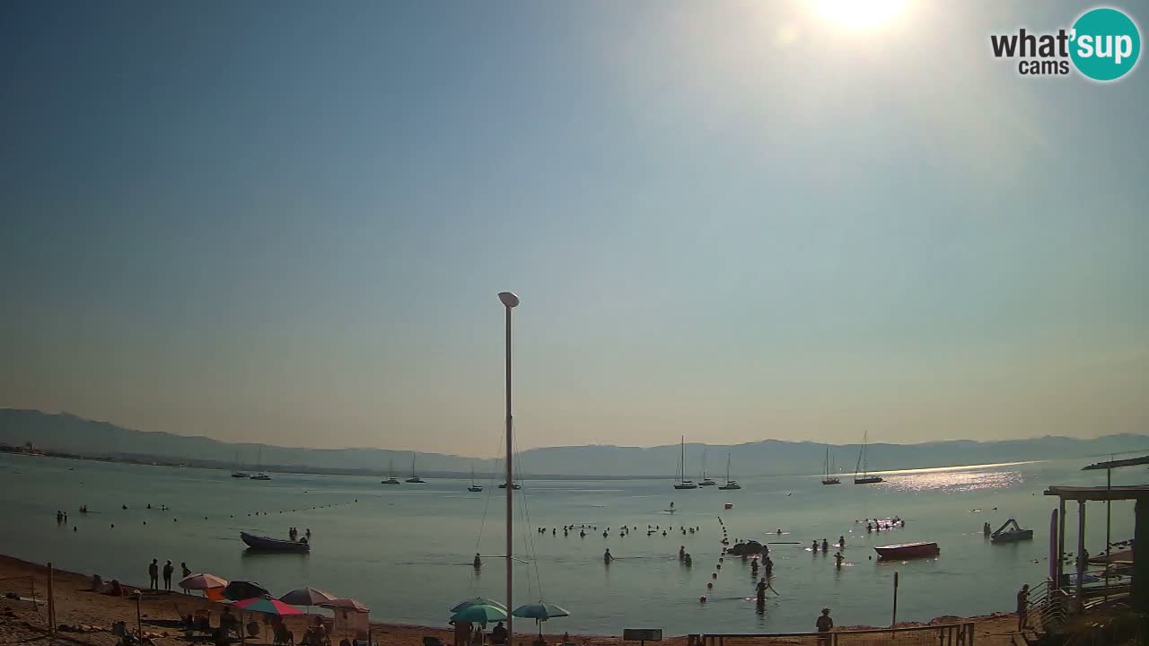 Webcam Cagliari Windsurf Club – Plage du Poetto en direct