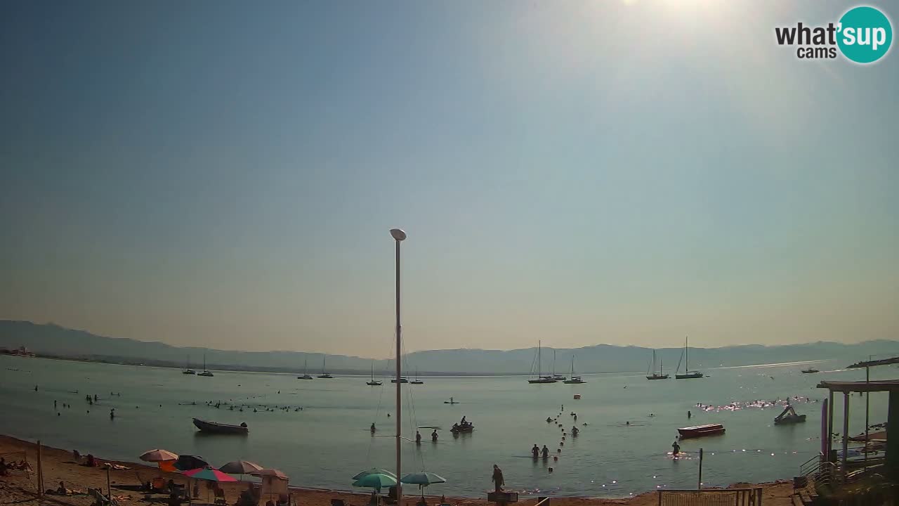 Webcam Cagliari Windsurf Club – Plage du Poetto en direct