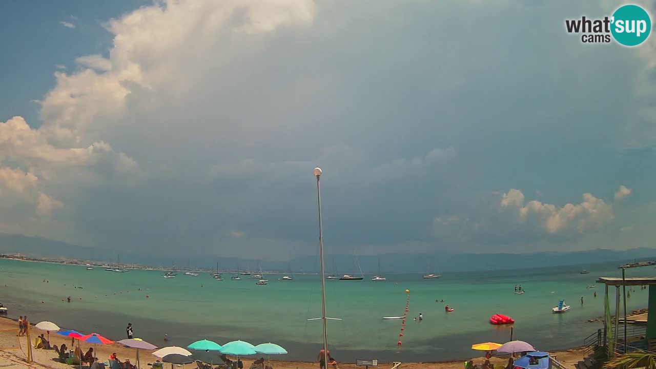 Webcam Cagliari Windsurf Club – Playa del Poetto en directo