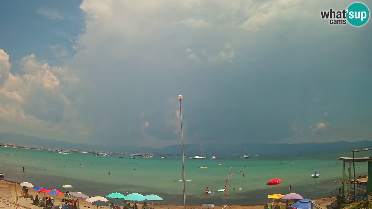 Webcam Cagliari Windsurf Club – Plage du Poetto en direct