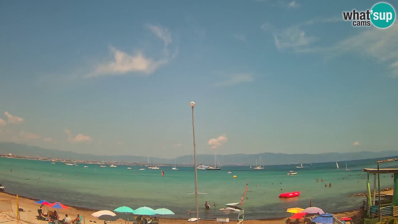 Webcam Cagliari Windsurf Club – Liveblick vom Poetto Strand