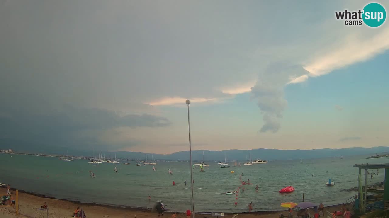 Webcam Cagliari Windsurf Club – Liveblick vom Poetto Strand