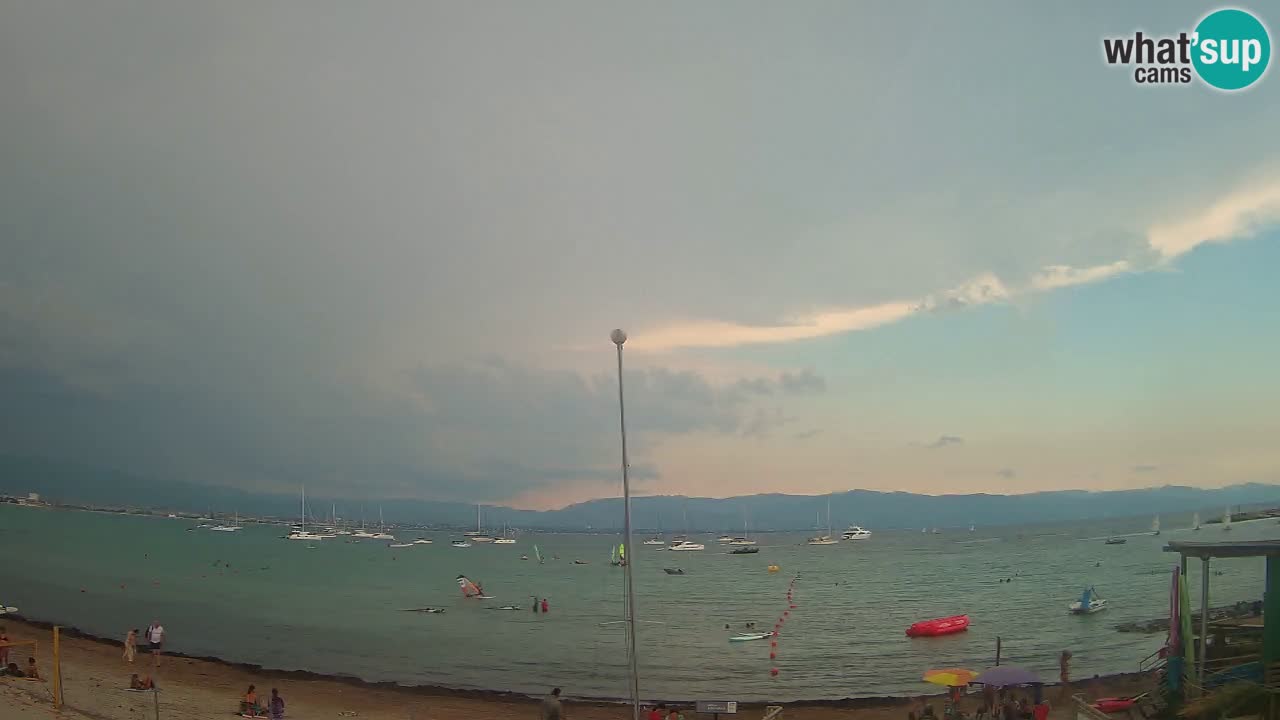Webcam Cagliari Windsurf Club – Plage du Poetto en direct
